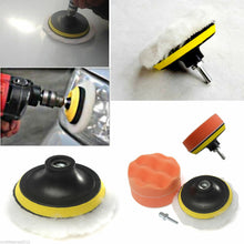 Load image into Gallery viewer, 4&#39;&#39; Gross Polishing Buffer Pad Sponge Kit Set Drill Adapter Car Polisher UZ1
