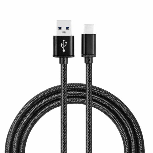 NEW FAST Nylon PVC USB Type C For Huawei P10 P10 Plus Sync & Charger Cable GO1