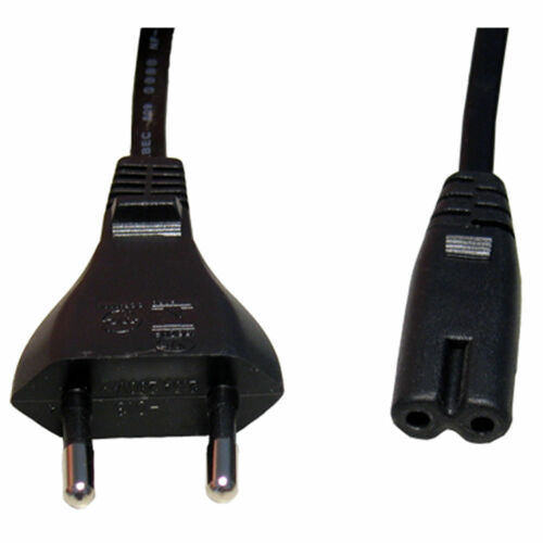 POWER CABLE LEAD MAINS 8 FIGURE FOR PS3 SLIM- 8 FIGURE 2 PIN EU