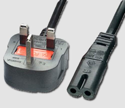 POWER CABLE LEAD MAINS 8 FIGURE For PS3 SLIM UK - Free P&P UK - UZ402